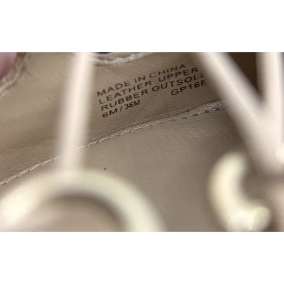 Michael Michael Kors Womens‎ Tabby Ballet Flats Beige Size 6 Nude Leather NWOT - Picture 8 of 8